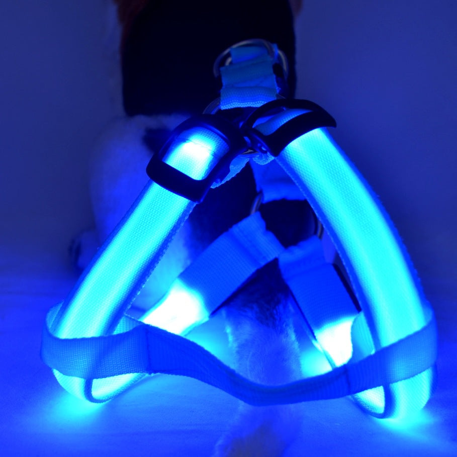 LED Luminous Dog Chest Strap